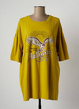 T-shirt jaune NINETTE pour femme