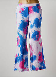 Pantalon flare taille élastique taille normale bleu MAISON MARLEY femme