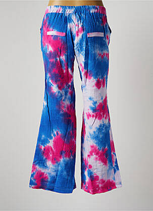 Pantalon flare taille élastique taille normale bleu MAISON MARLEY femme