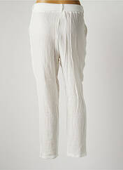 Pantalon slim blanc VIE TA VIE pour femme seconde vue