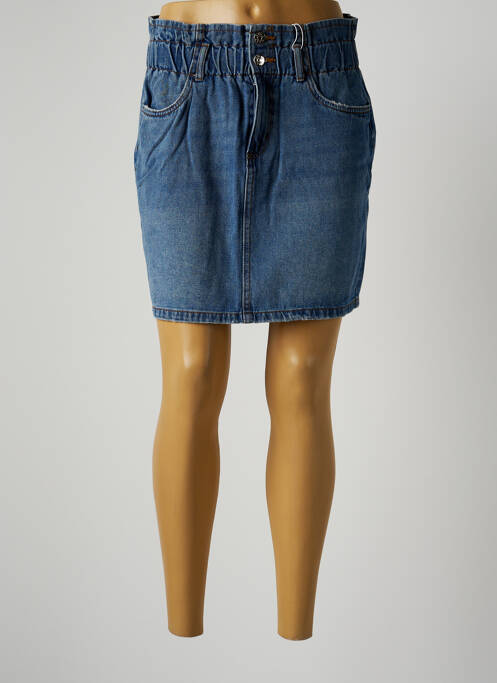 Jupe courte bleu ONLY pour femme