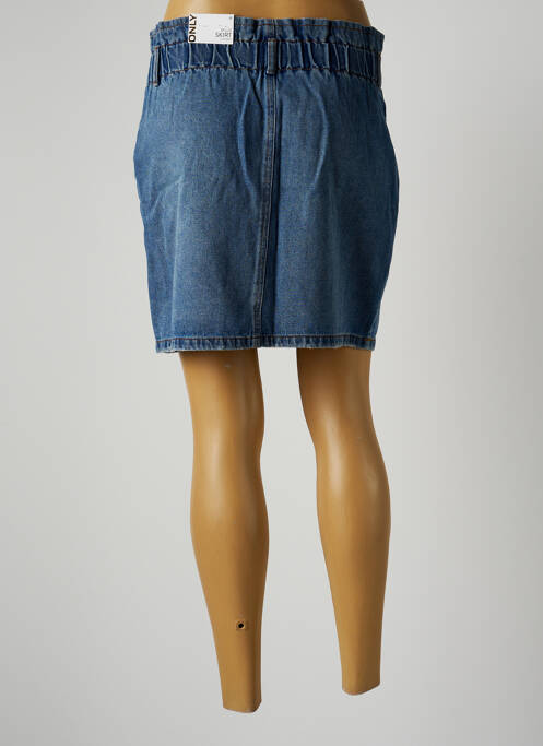 Jupe courte bleu ONLY pour femme