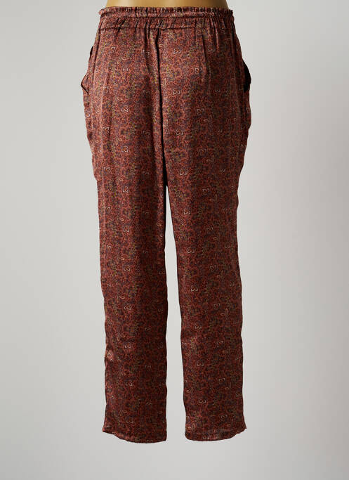 Pantalon droit marron VIE TA VIE pour femme
