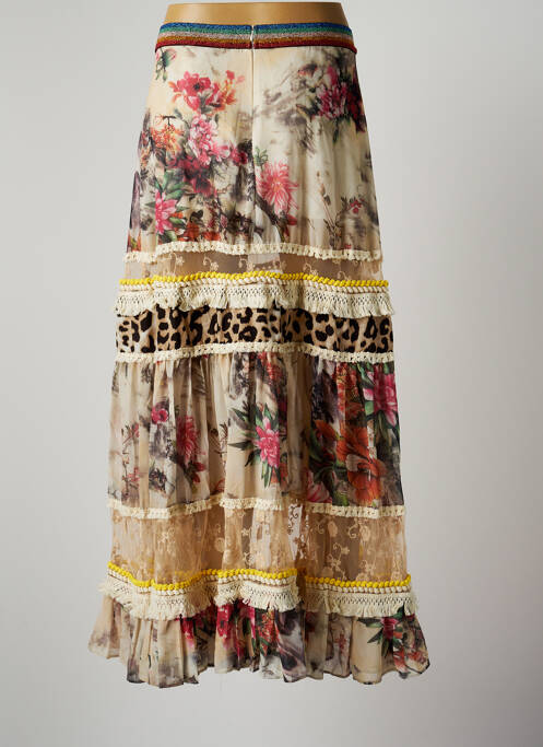 Jupe longue beige LM LULU pour femme