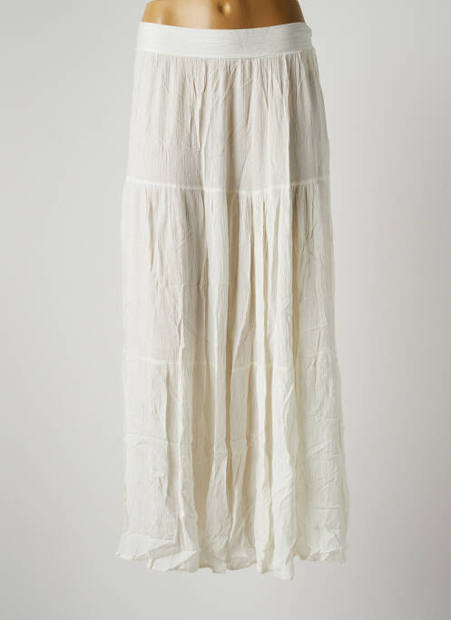 Jupe longue blanc VIE TA VIE pour femme