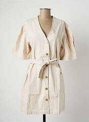 Robe courte beige ORFEO pour femme seconde vue