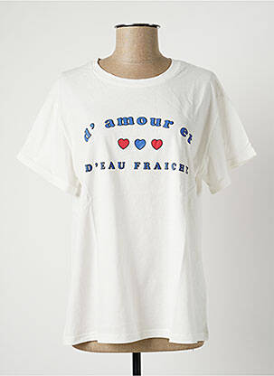 T-shirt blanc CHERRY pour femme