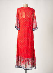 Robe longue rouge CREAM pour femme seconde vue