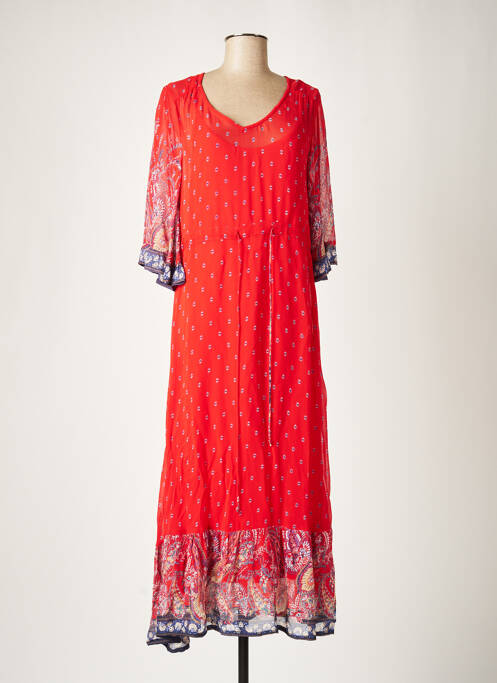 Robe longue rouge CREAM pour femme