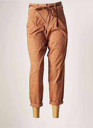 Pantalon 7/8 marron CREAM pour femme
