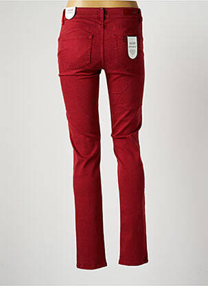 Pantalon droit stretch taille basse rouge LIU JO femme