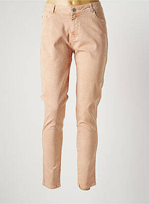 Pantalon slim taille basse taille basse rose EVA KAYAN femme