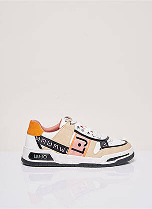 Baskets talon compensé talon de 4 à 6cm orange LIU JO femme
