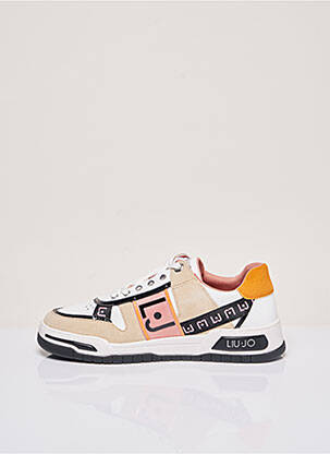 Baskets talon compensé talon de 4 à 6cm orange LIU JO femme