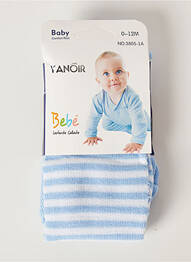 Collants imprimé rayures bleu YANOIR fille