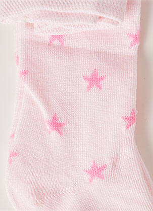 Collants imprimé fantaisie rose YANOIR fille