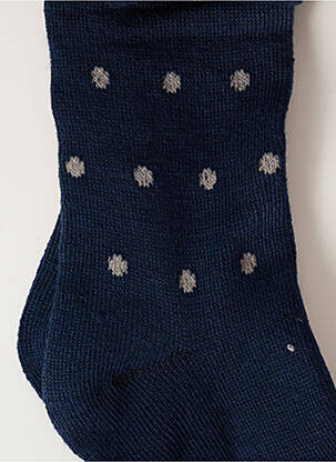 Collants imprimé pois bleu YANOIR fille