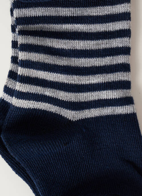 Collants imprimé rayures bleu YANOIR fille