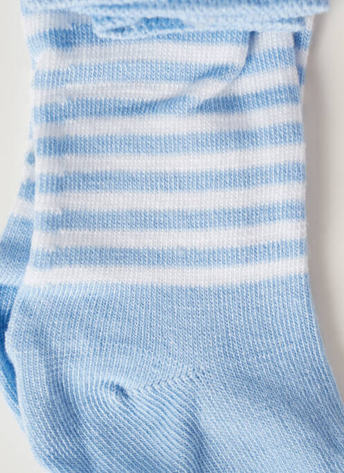 Collants imprimé rayures bleu YANOIR fille