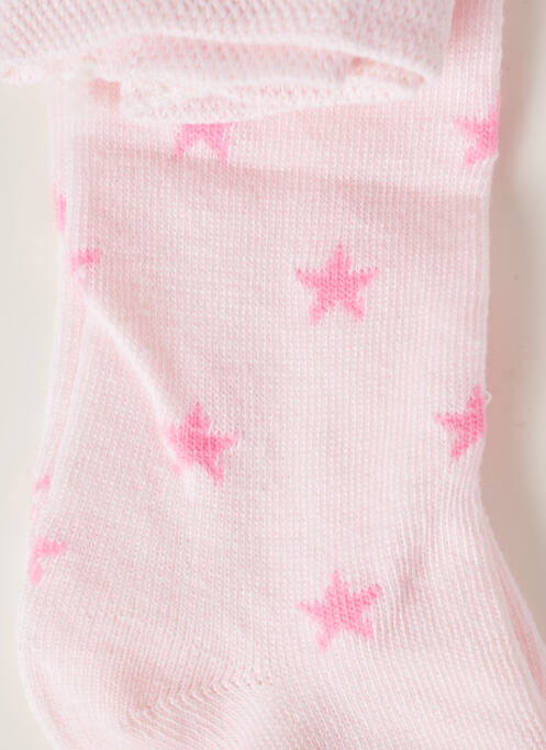 Collants imprimé fantaisie rose YANOIR fille