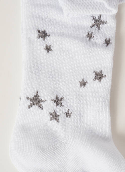 Collants blanc YANOIR pour fille