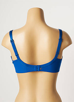 Soutien-gorge tissage dentelle haut soutien-gorge moulé bleu SIMONE PERELE femme