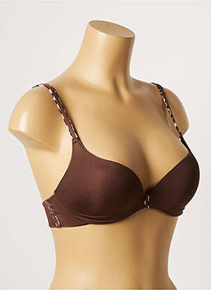 Soutien-gorge haut soutien-gorge push-up haut soutien-gorge push-up marron CHANTELLE femme