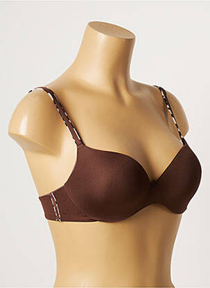 Soutien-gorge haut soutien-gorge moulé haut soutien-gorge moulé marron CHANTELLE femme