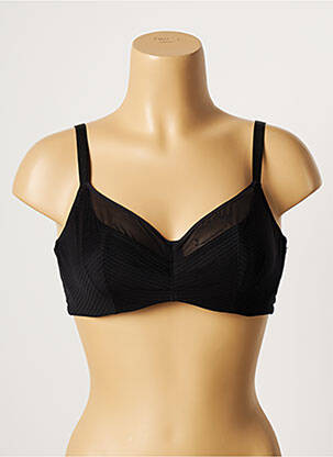 Soutien-gorge tissage tulle noir FEMILET femme