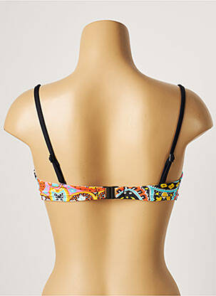 Haut de maillot de bain stretch haut soutien-gorge moulé noir CHERRY BEACH femme