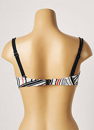 Haut de maillot de bain stretch haut soutien-gorge moulé noir BELCOR femme