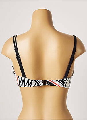 Haut de maillot de bain stretch haut soutien-gorge moulé noir BELCOR femme