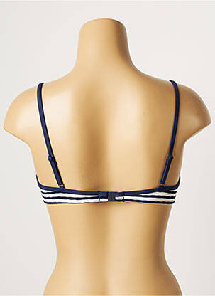 Haut de maillot de bain stretch haut soutien-gorge moulé blanc CHERRY BEACH femme
