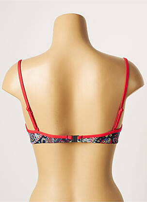 Haut de maillot de bain stretch haut soutien-gorge push-up bleu CHERRY BERRY femme