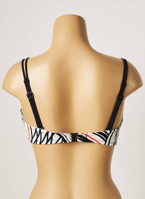 Haut de maillot de bain stretch haut soutien-gorge moulé noir BELCOR femme