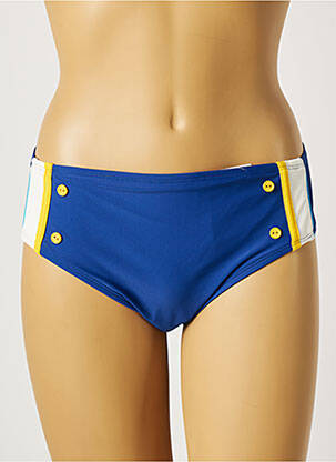 Bas de maillot de bain micro fibres culotte bleu BESTFORM femme