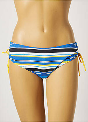 Bas de maillot de bain micro fibres culotte bleu BESTFORM femme