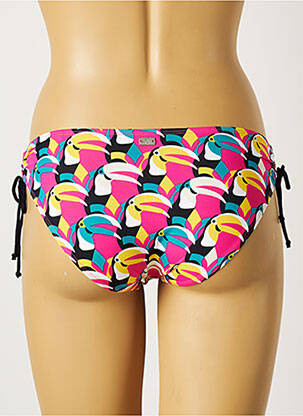 Bas de maillot de bain imprimé fantaisie culotte rose CHERRY BEACH femme