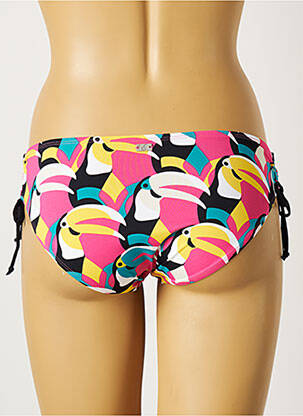 Bas de maillot de bain imprimé fantaisie culotte rose CHERRY BEACH femme