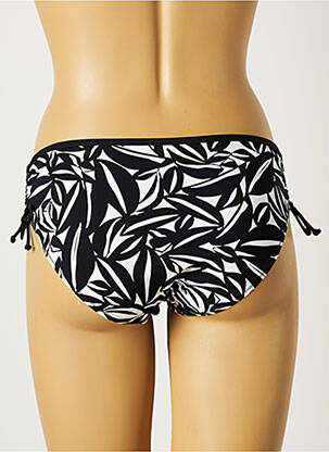 Bas de maillot de bain imprimé fantaisie culotte noir BELCOR femme