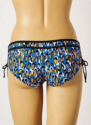 Bas de maillot de bain imprimé fantaisie culotte bleu BELCOR femme