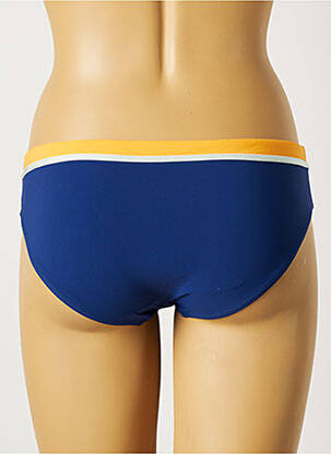 Bas de maillot de bain stretch culotte bleu BELCOR femme