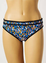 Bas de maillot de bain imprimé fantaisie culotte bleu BELCOR femme