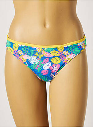 Bas de maillot de bain imprimé tie and dye culotte bleu CHERRY BEACH femme