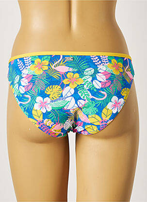 Bas de maillot de bain imprimé tie and dye culotte bleu CHERRY BEACH femme