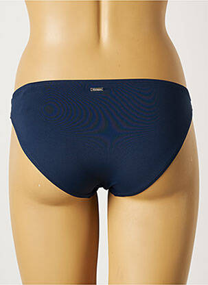 Bas de maillot de bain imprimé fantaisie culotte bleu VARIANCE femme