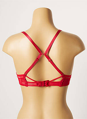Soutien-gorge avec armature haut triangles rouge PASSIONATA femme