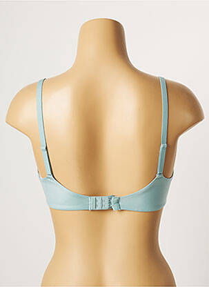Soutien-gorge tissage dentelle haut soutien-gorge moulé bleu FEMILET femme