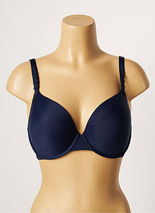 Soutien-gorge broderie haut soutien-gorge moulé bleu SIMONE PERELE femme