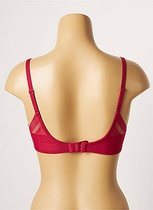 Soutien-gorge tissage dentelle haut soutien-gorge moulé rose FEMILET femme